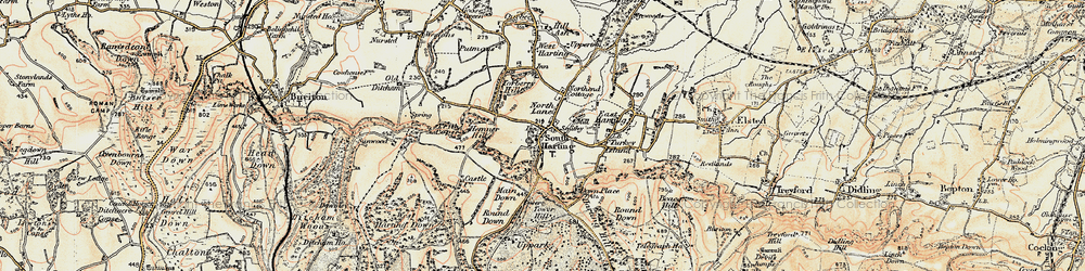 Old map of South Harting in 1897-1900
