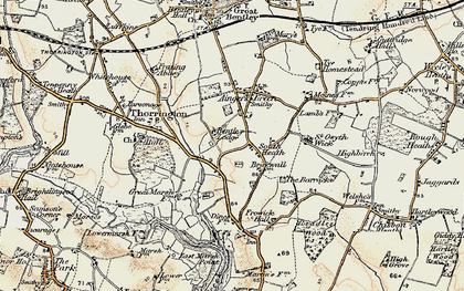 Old map of South Heath in 0-1899
