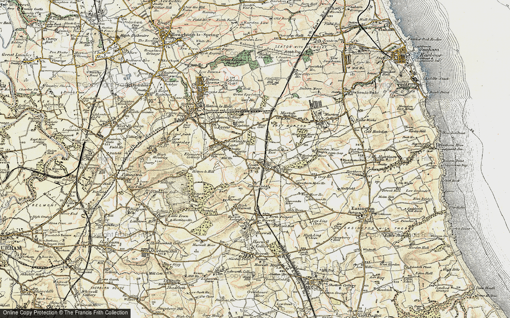 Old Map of South Hetton, 1901-1904 in 1901-1904