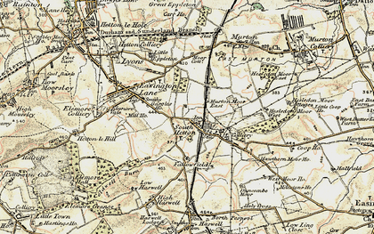 Old map of South Hetton in 1901-1904
