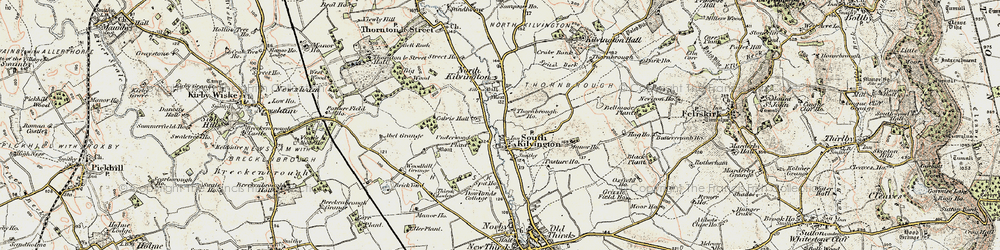 Old map of Abel Grange in 1903-1904