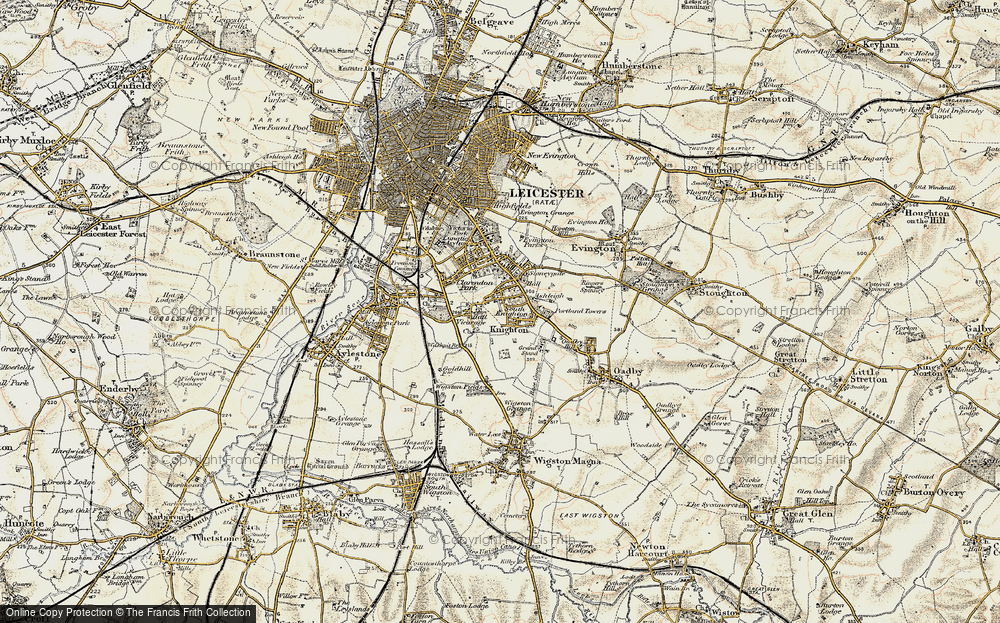 Old Map of South Knighton, 1901-1903 in 1901-1903