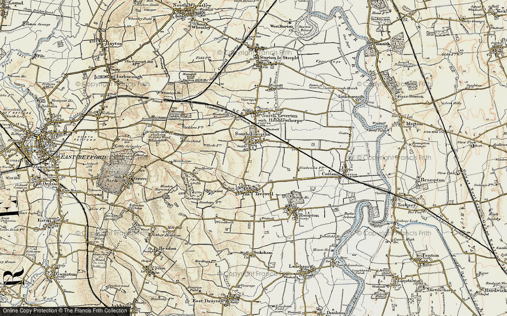 Old Map of South Leverton, 1902-1903 in 1902-1903