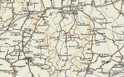 Old map of South Mundham in 1897-1899
