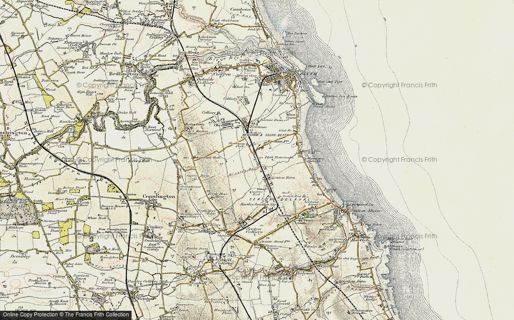 Old Map of South Newsham, 1901-1903 in 1901-1903