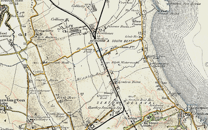 Old map of South Newsham in 1901-1903