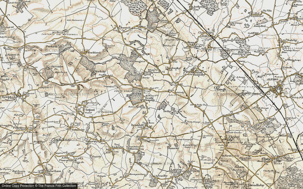 Old Map of South Ormsby, 1902-1903 in 1902-1903