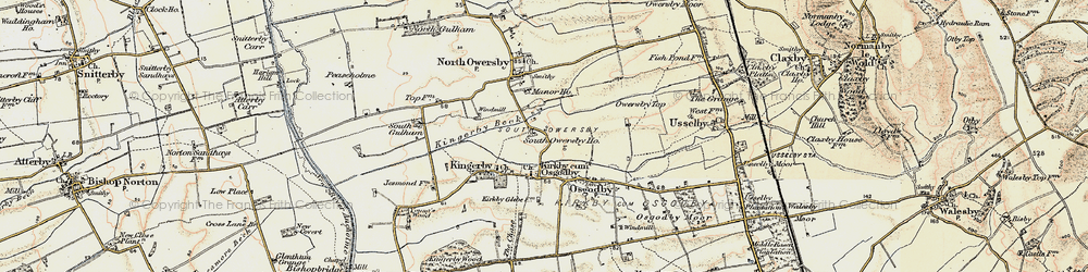 Old map of South Owersby in 1903