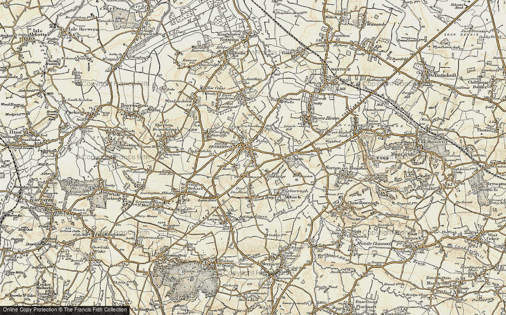 Old Map of South Petherton, 1898-1900 in 1898-1900