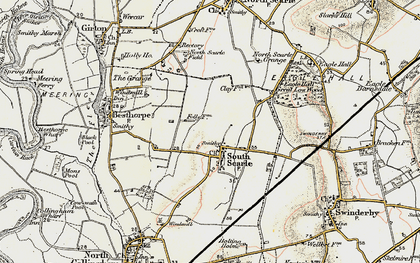 Old map of South Scarle in 1902-1903