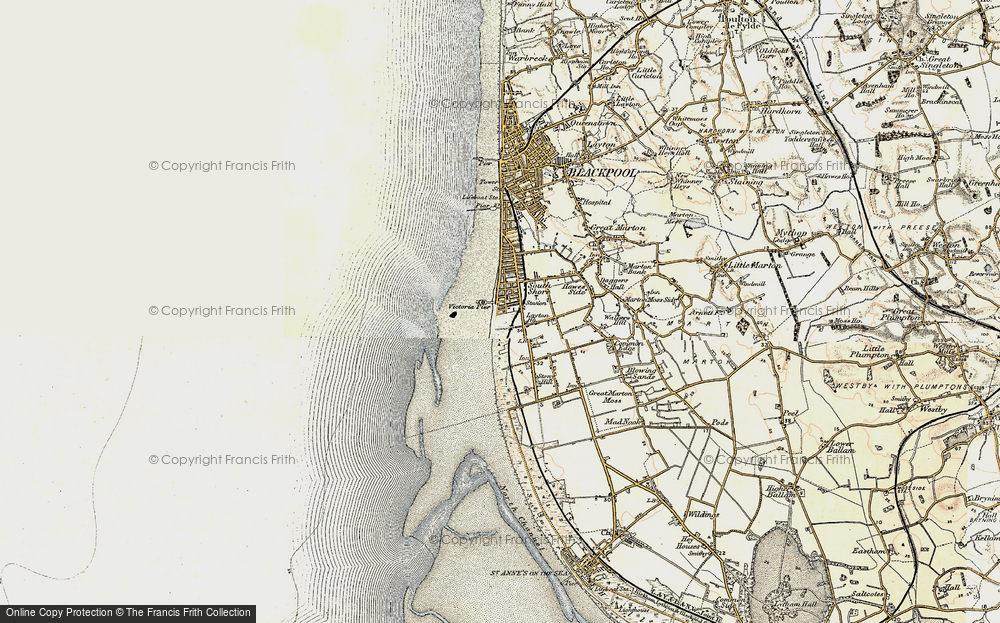 Old Map of South Shore, 1903 in 1903