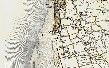 Old map of South Shore in 1903