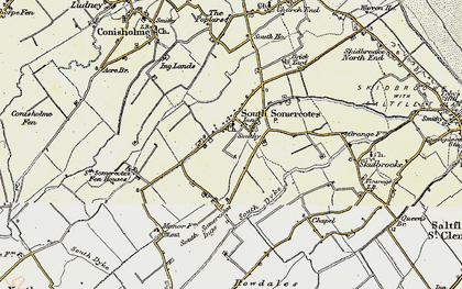 Old map of South Somercotes in 1903