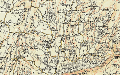 Old map of South Street in 1897-1898