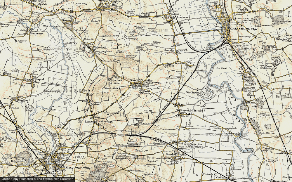 Old Map of South Wheatley, 1902-1903 in 1902-1903