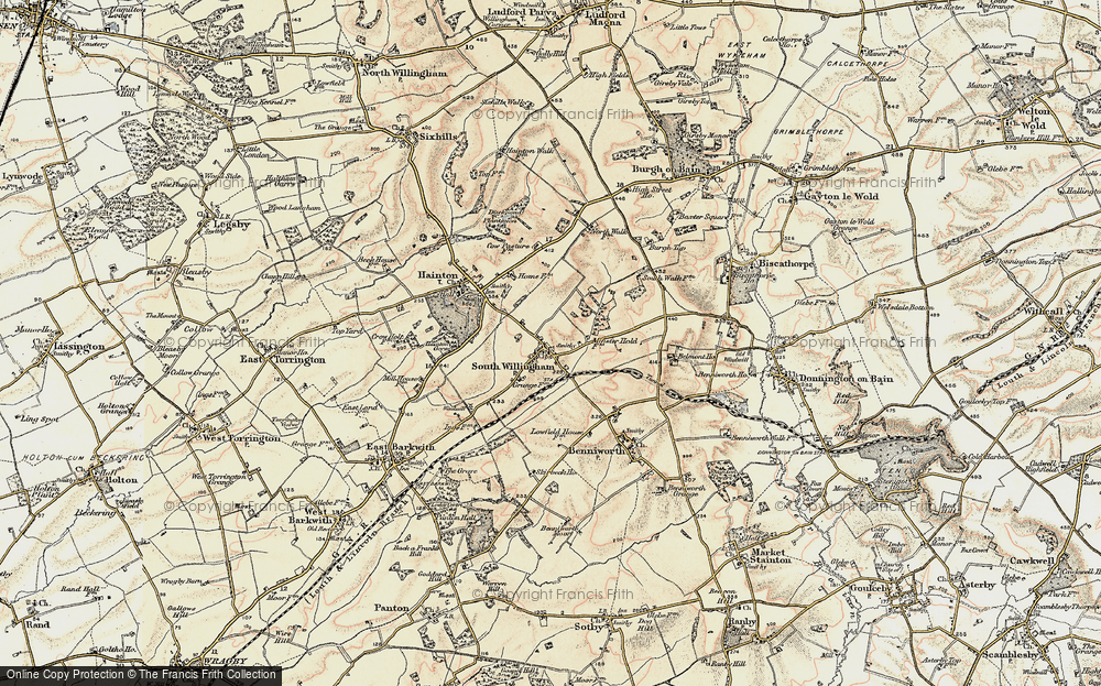 Old Map of South Willingham, 1902-1903 in 1902-1903