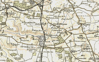 Old map of Blakeley Hill in 1901-1904