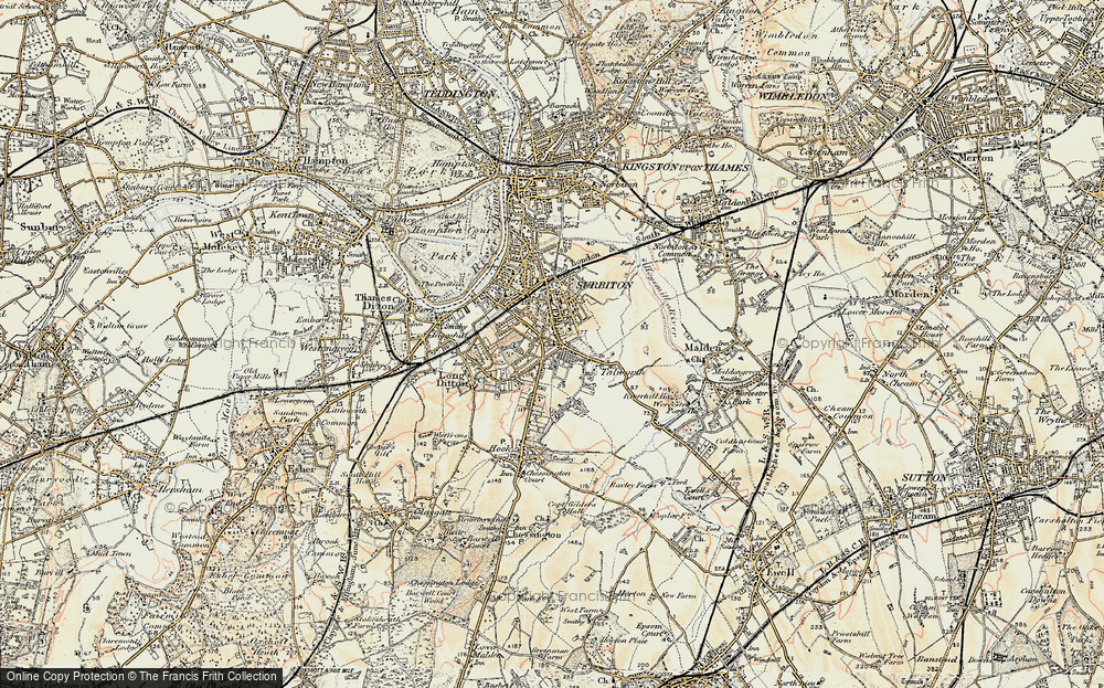 Old Map of Southborough, 1897-1909 in 1897-1909