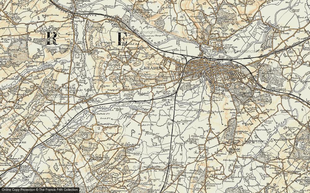 Old Map of Southcote, 1897-1900 in 1897-1900