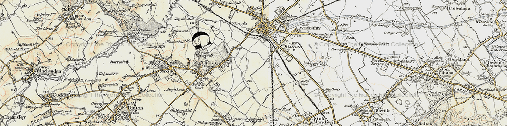 Old map of Southcourt in 1898
