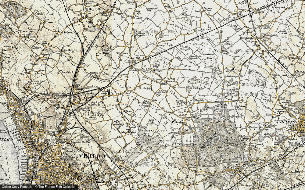 Old Map of Southdene, 1902-1903 in 1902-1903