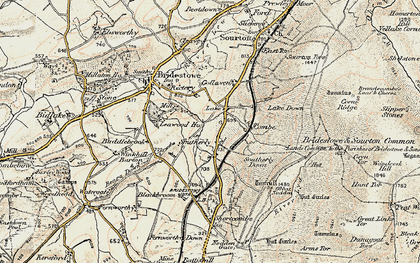 Old map of Southerly in 1899-1900