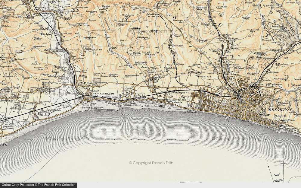 Old Map of Southern Cross, 1898 in 1898