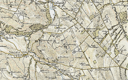 Old map of Southernby in 1901-1904