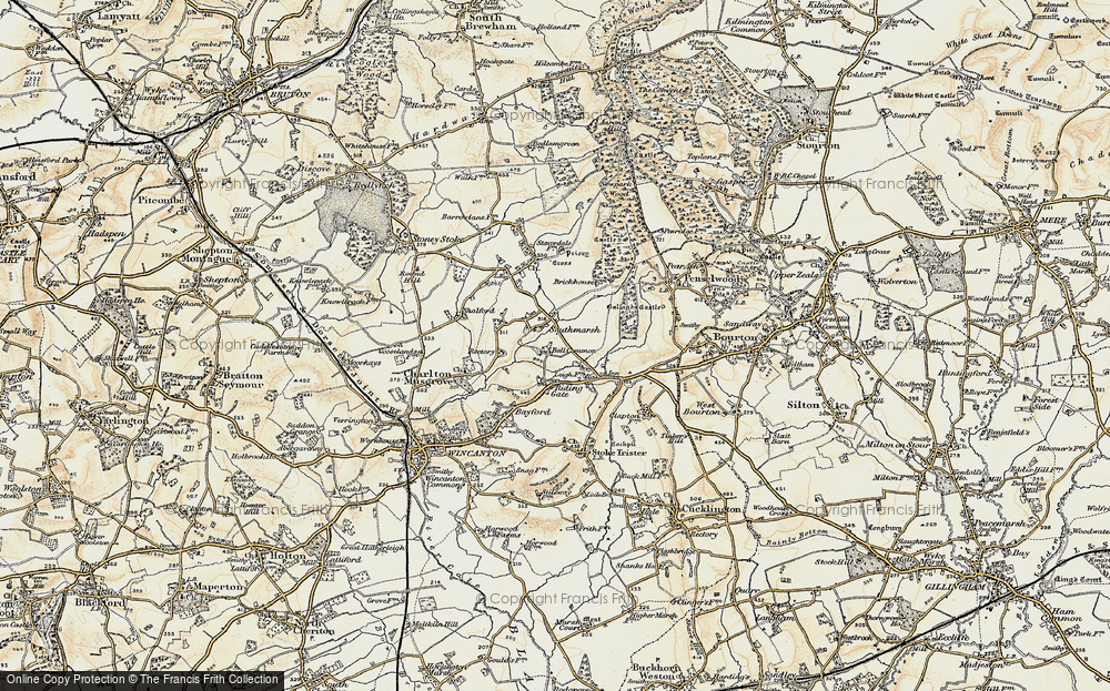 Old Map of Southmarsh, 1897-1899 in 1897-1899