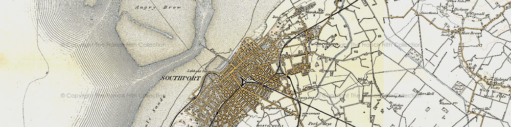 Old map of Southport in 1902-1903