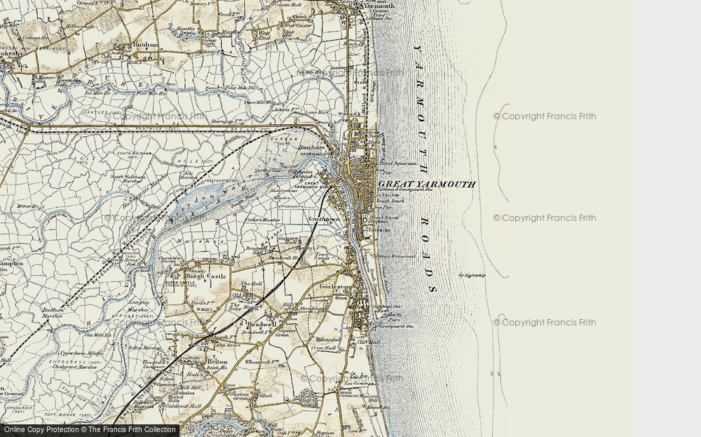Old Map of Southtown, 1901-1902 in 1901-1902
