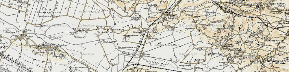 Old map of Southway in 1899