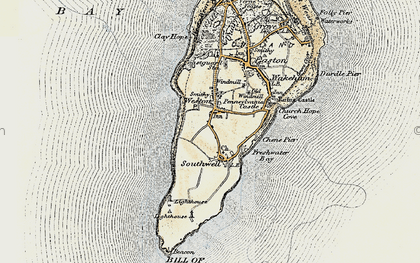 Old map of Southwell in 1899