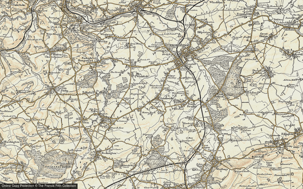 Old Map of Southwick, 1898-1899 in 1898-1899
