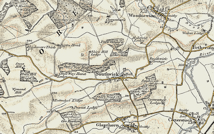 Old map of Southwick in 1901-1902
