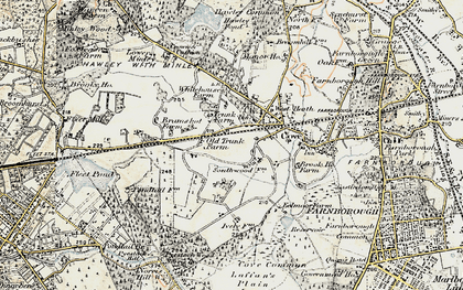 Old map of Southwood in 1897-1909