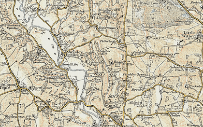 Old map of Southwood in 1899-1902