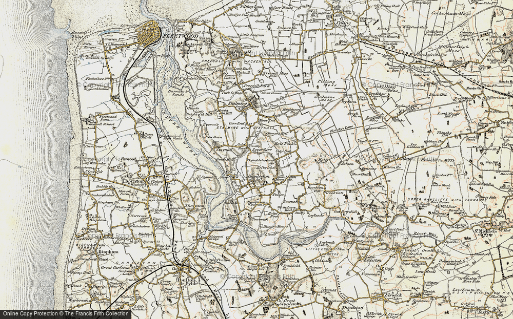 Old Map of Sower Carr, 1903-1904 in 1903-1904