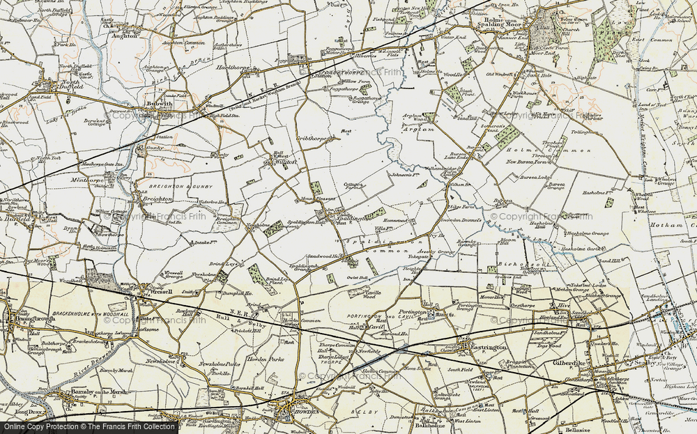 Old Map of Spaldington, 1903 in 1903