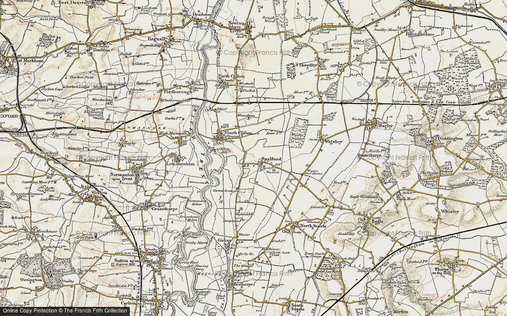 Old Map of Spalford, 1902-1903 in 1902-1903