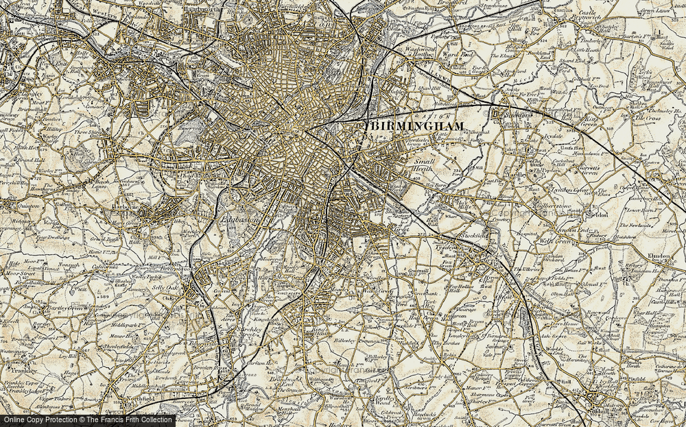 Old Map of Sparkbrook, 1901-1902 in 1901-1902
