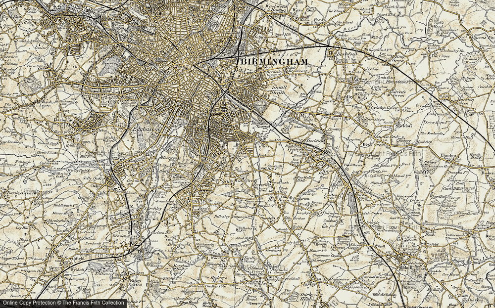 Old Map of Sparkhill, 1901-1902 in 1901-1902