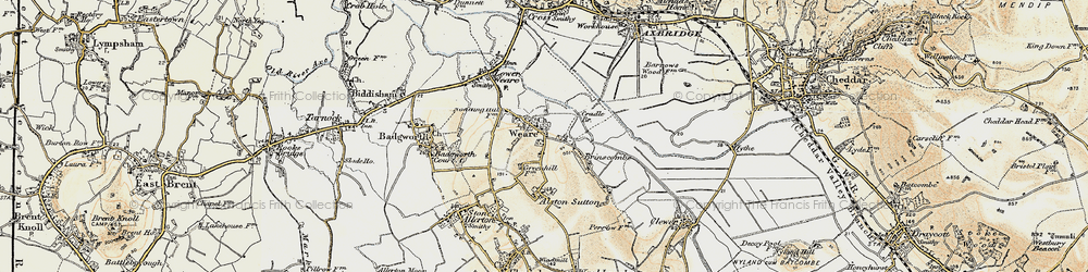 Old map of Sparrow Hill in 1899-1900