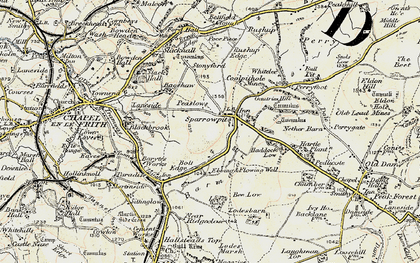Old map of Bee Low in 1902-1903