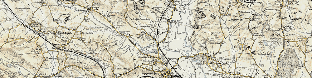Old map of Spath in 1902