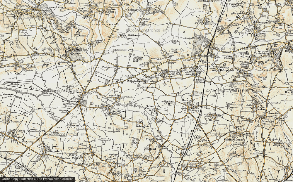Old Map of Speckington, 1899 in 1899