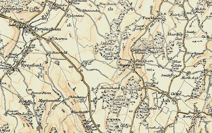 Old map of Speed Gate in 1897-1898