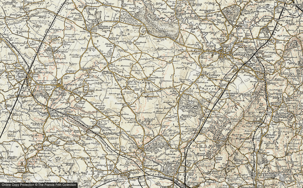 Old Map of Spen Green, 1902-1903 in 1902-1903