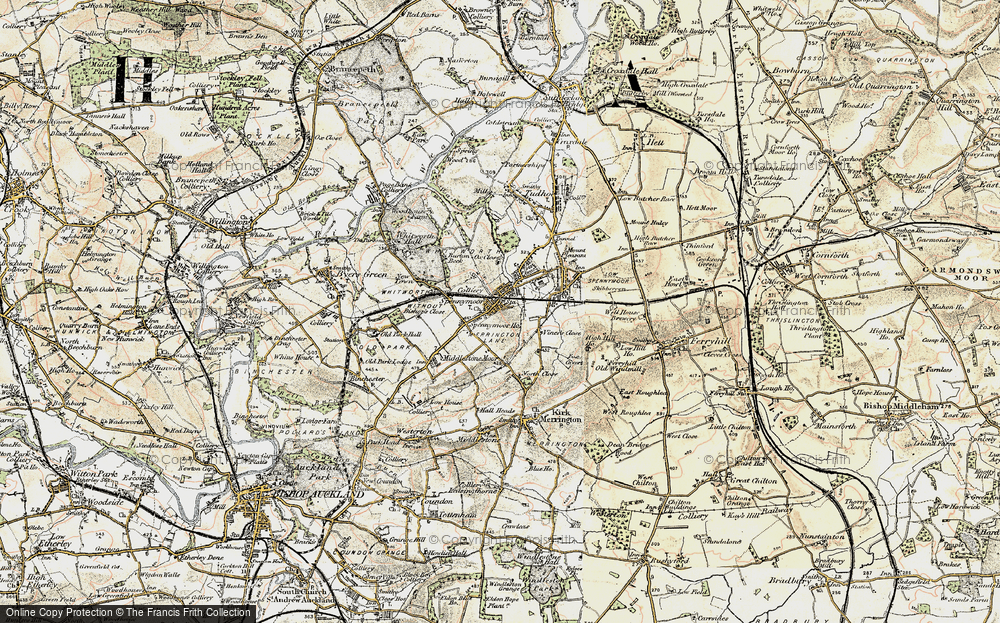Old Map of Spennymoor, 1903-1904 in 1903-1904