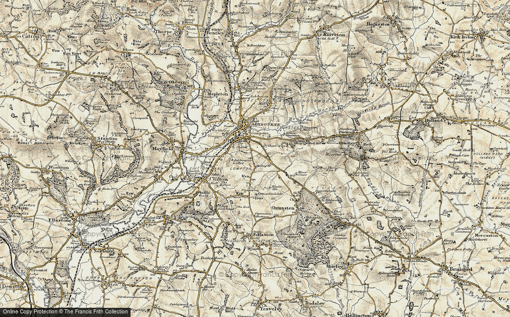 Old Map of Spitalhill, 1902 in 1902